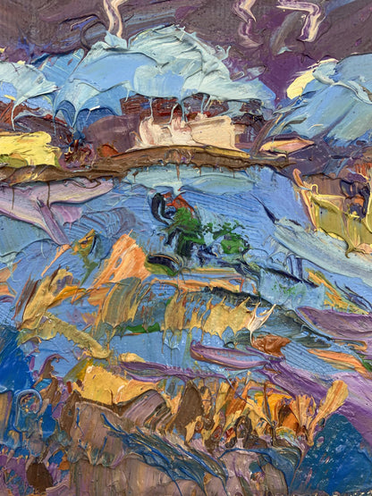 Winter Village landscape 