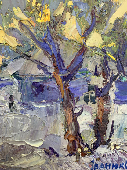 Evening rural landscape