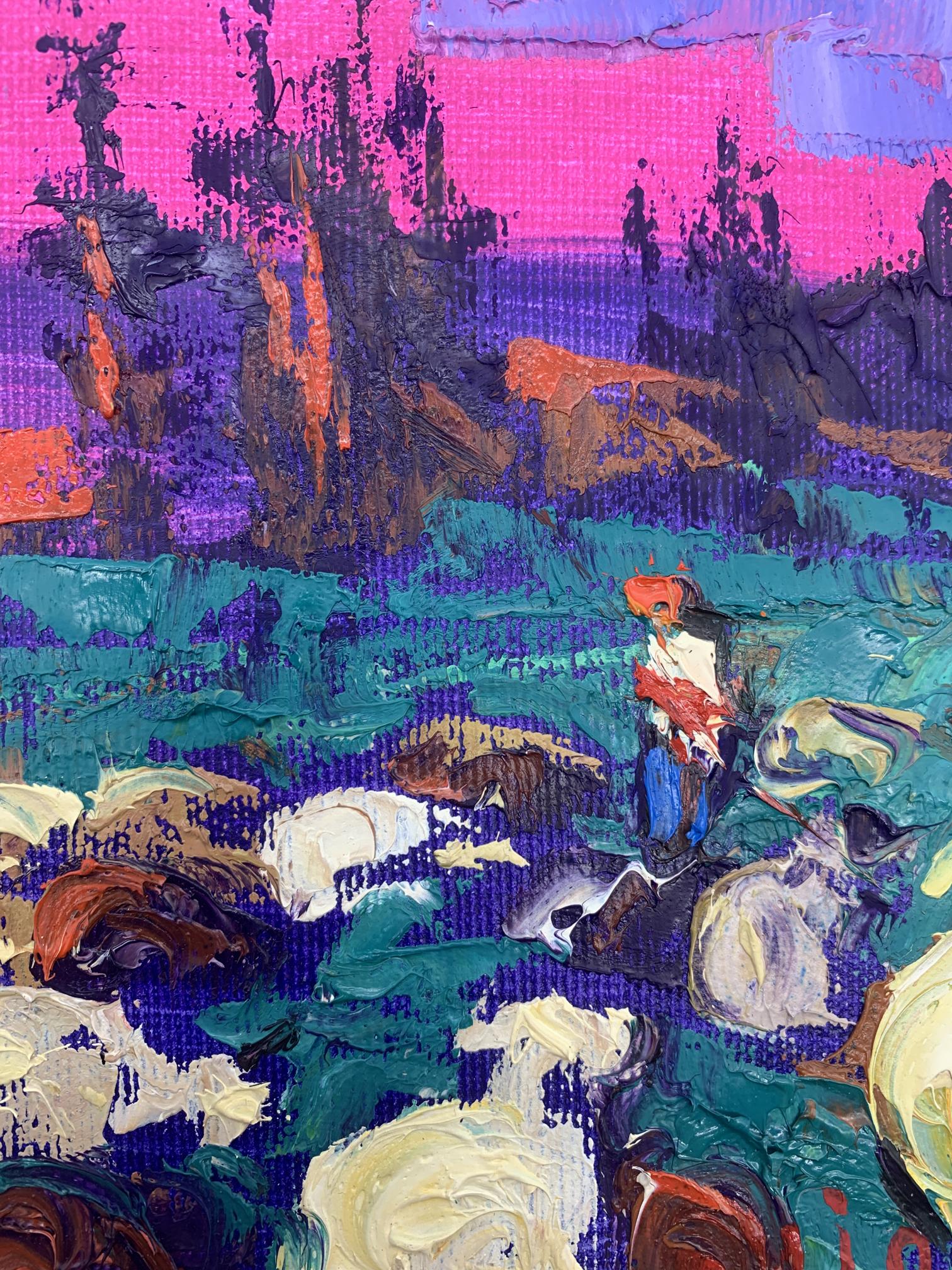 Oil rendition of "Meadow Bliss" by Alex Ivanyuk