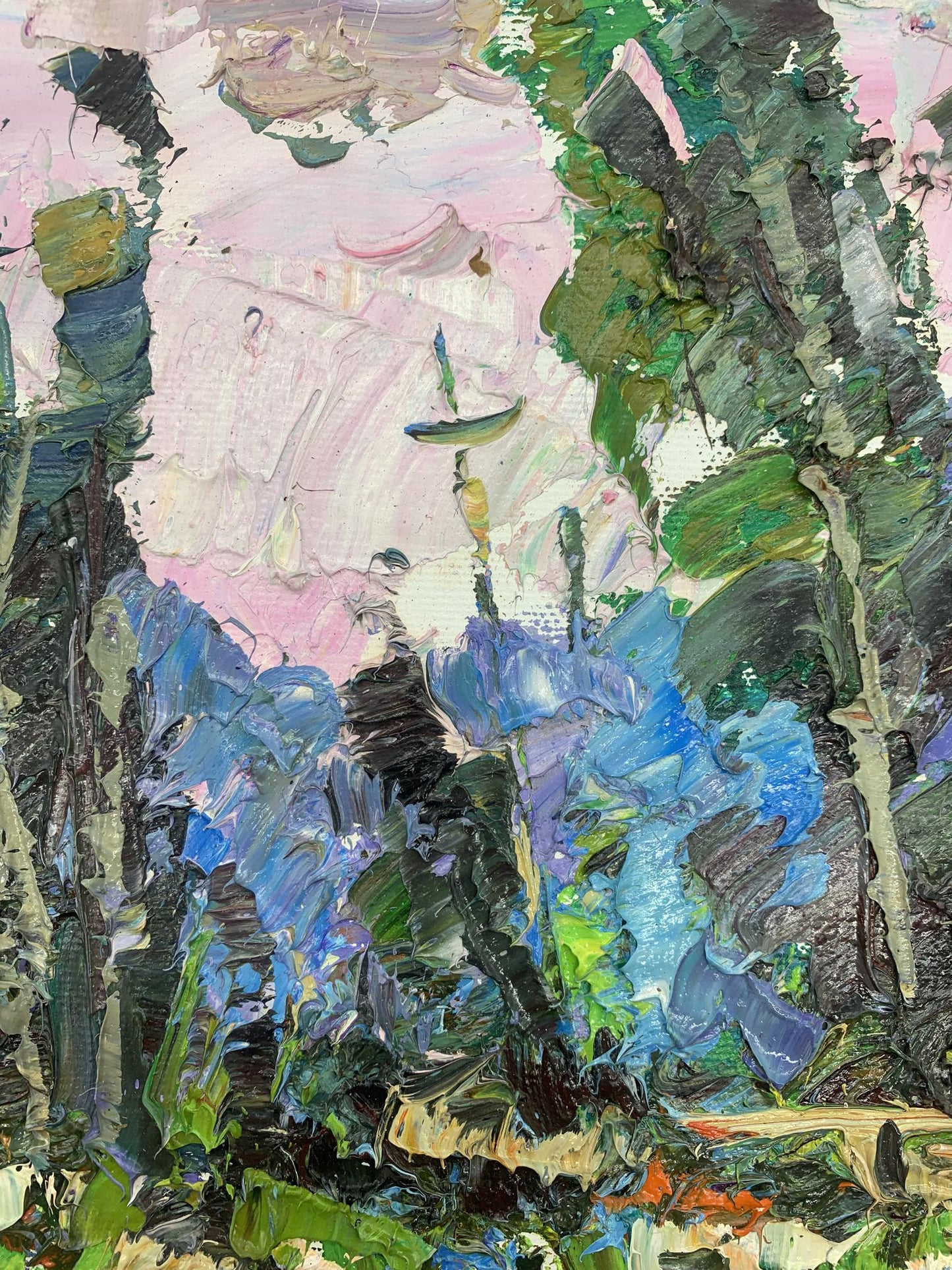 In this painting, Ivanyuk captures the essence of a serene moment in the outdoors