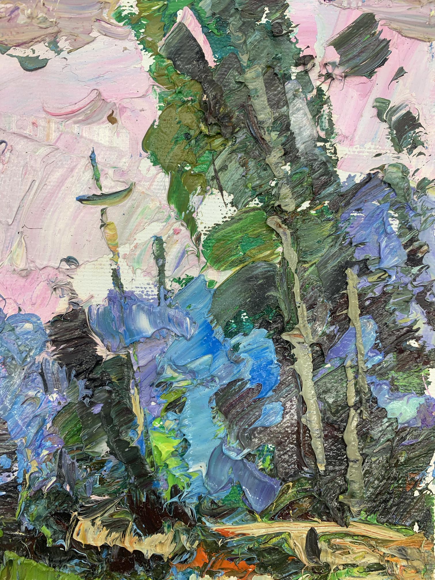 Ivanyuk's oil painting serves as a reminder of the simple pleasures found in nature's embrace