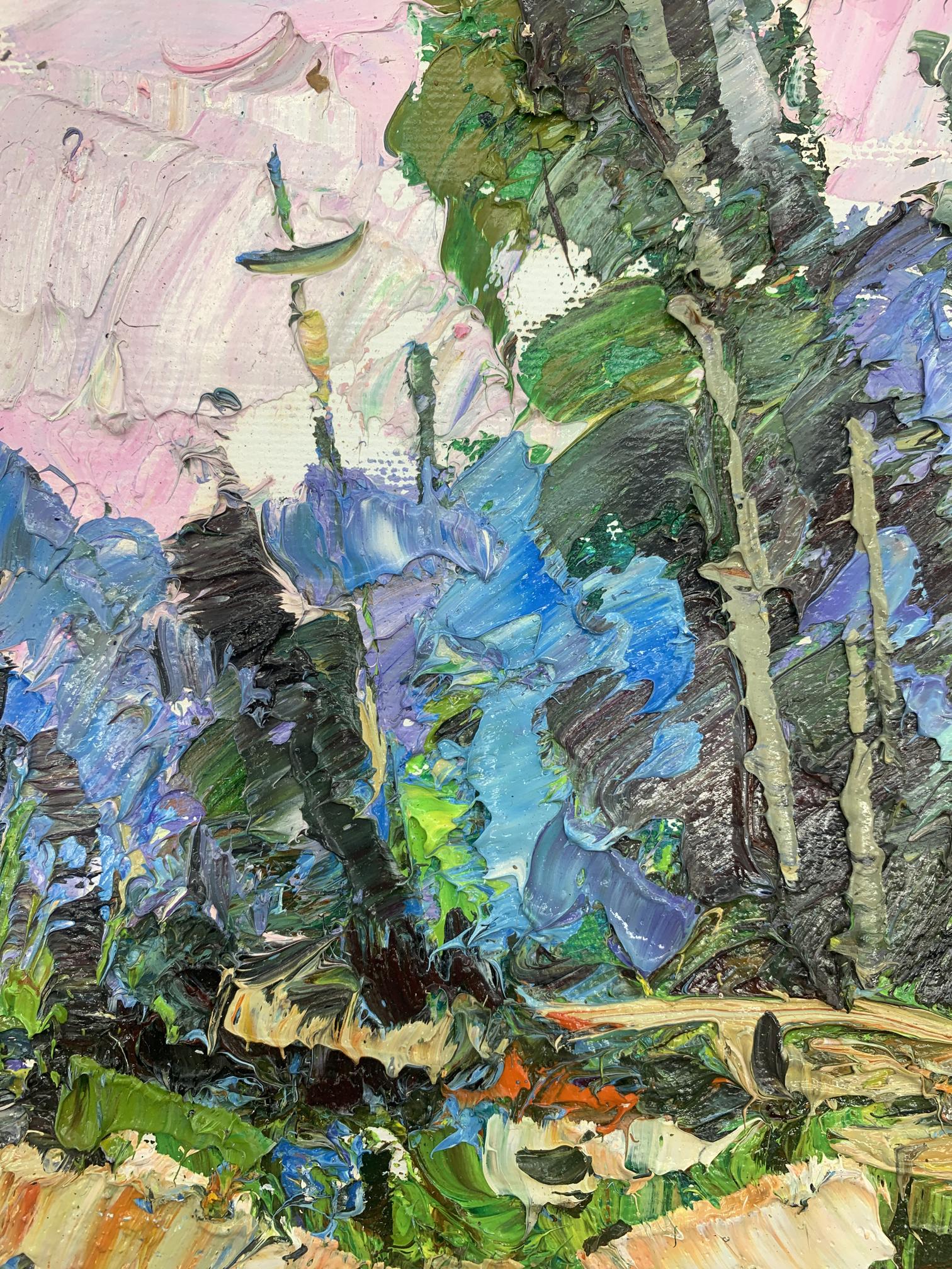 The Rustle of Poplars is an oil painting by Alex Ivanyuk