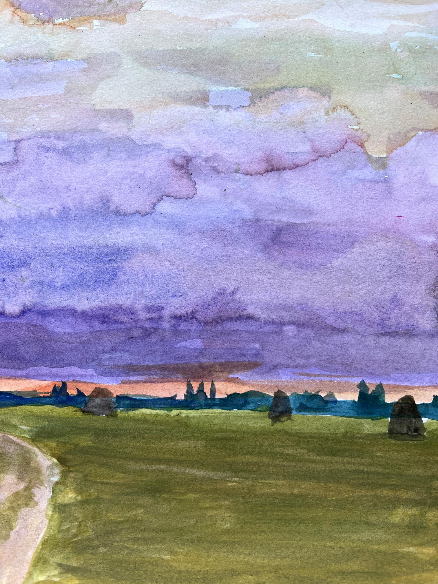 Gouache painting Landscape 