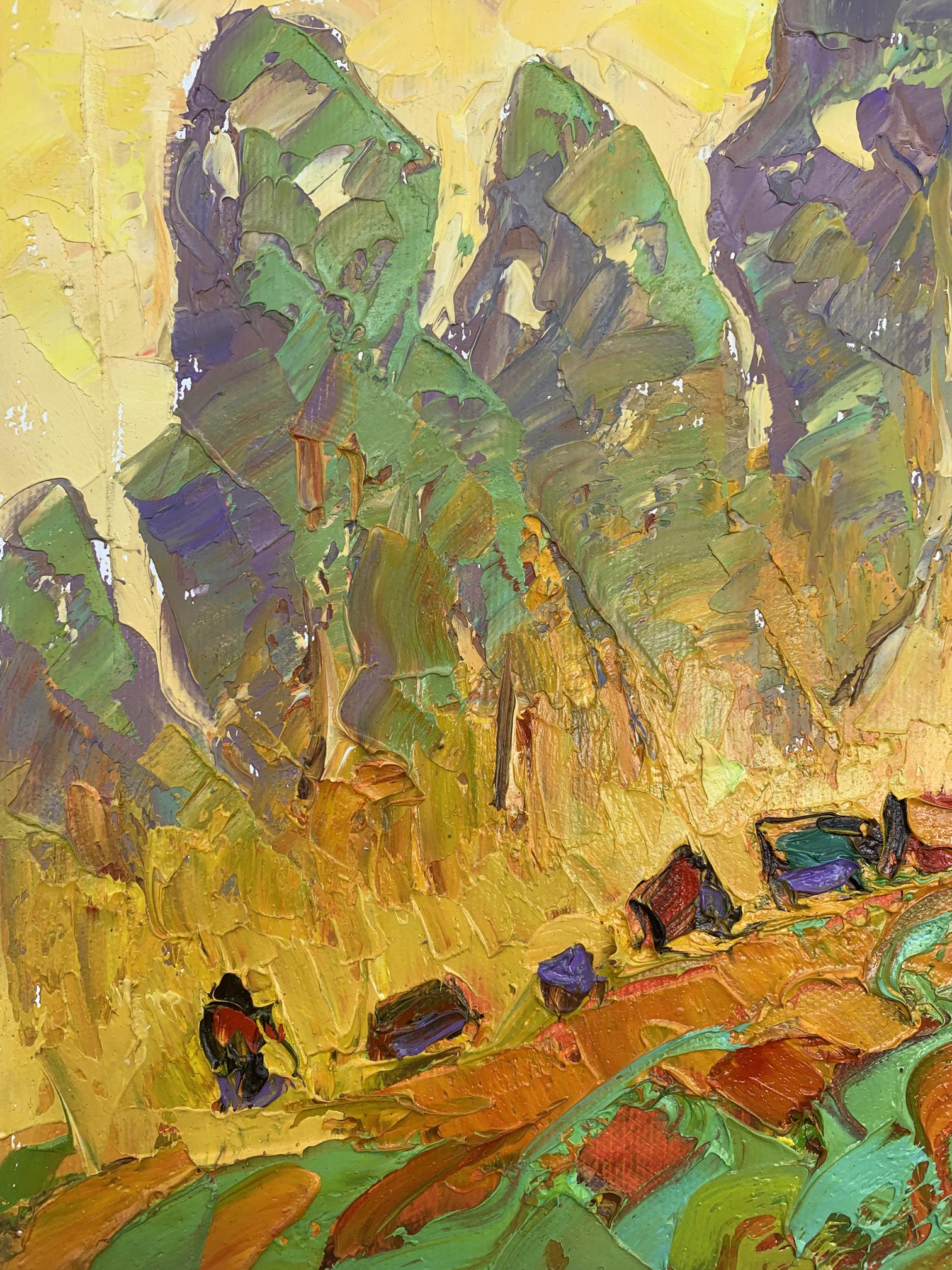 Oil Painting Autumn  Nature Landscape 