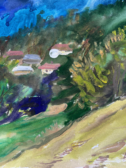 Mountain Village landscape 