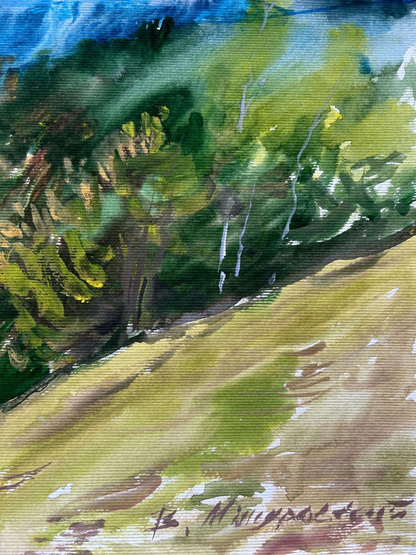 Artist's signature 