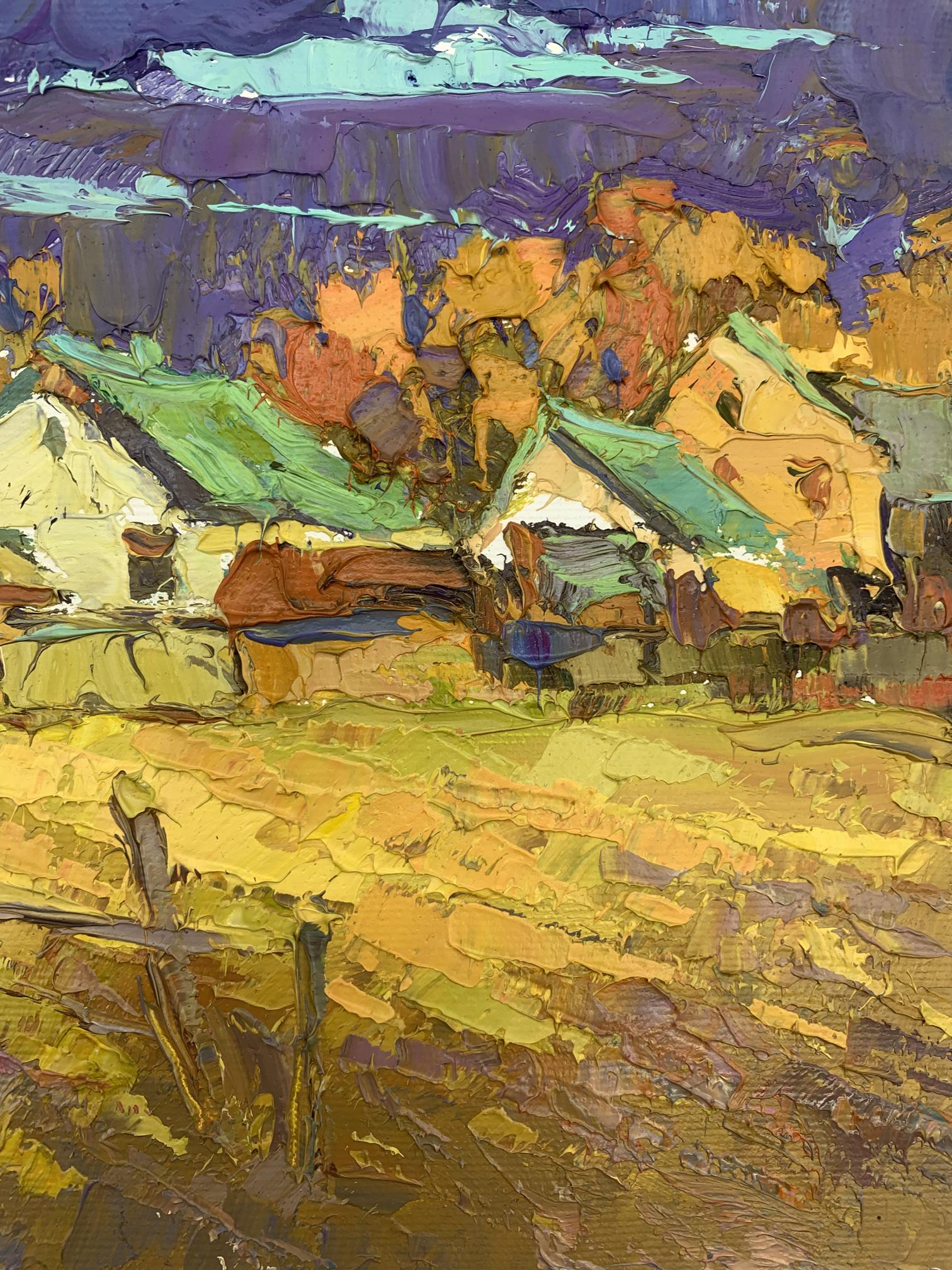 Evening rural landscape