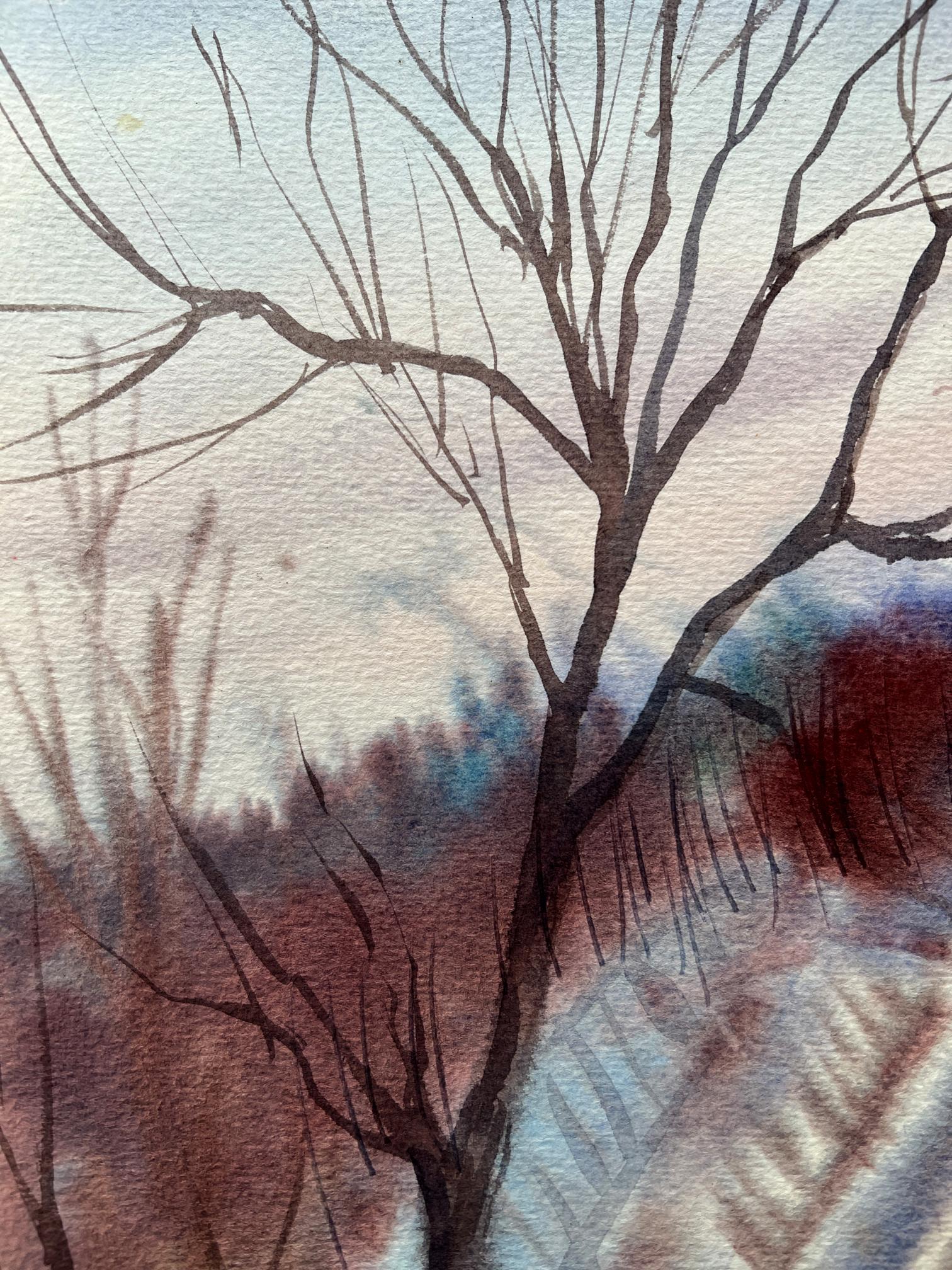 Watercolor painting February 