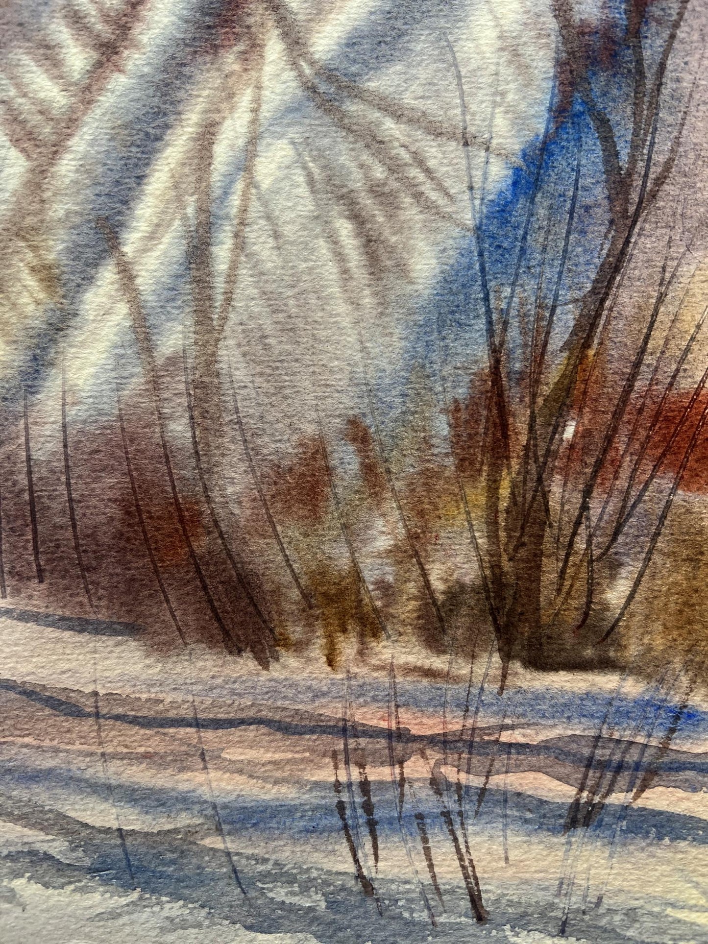 Winter Mountain Landscape