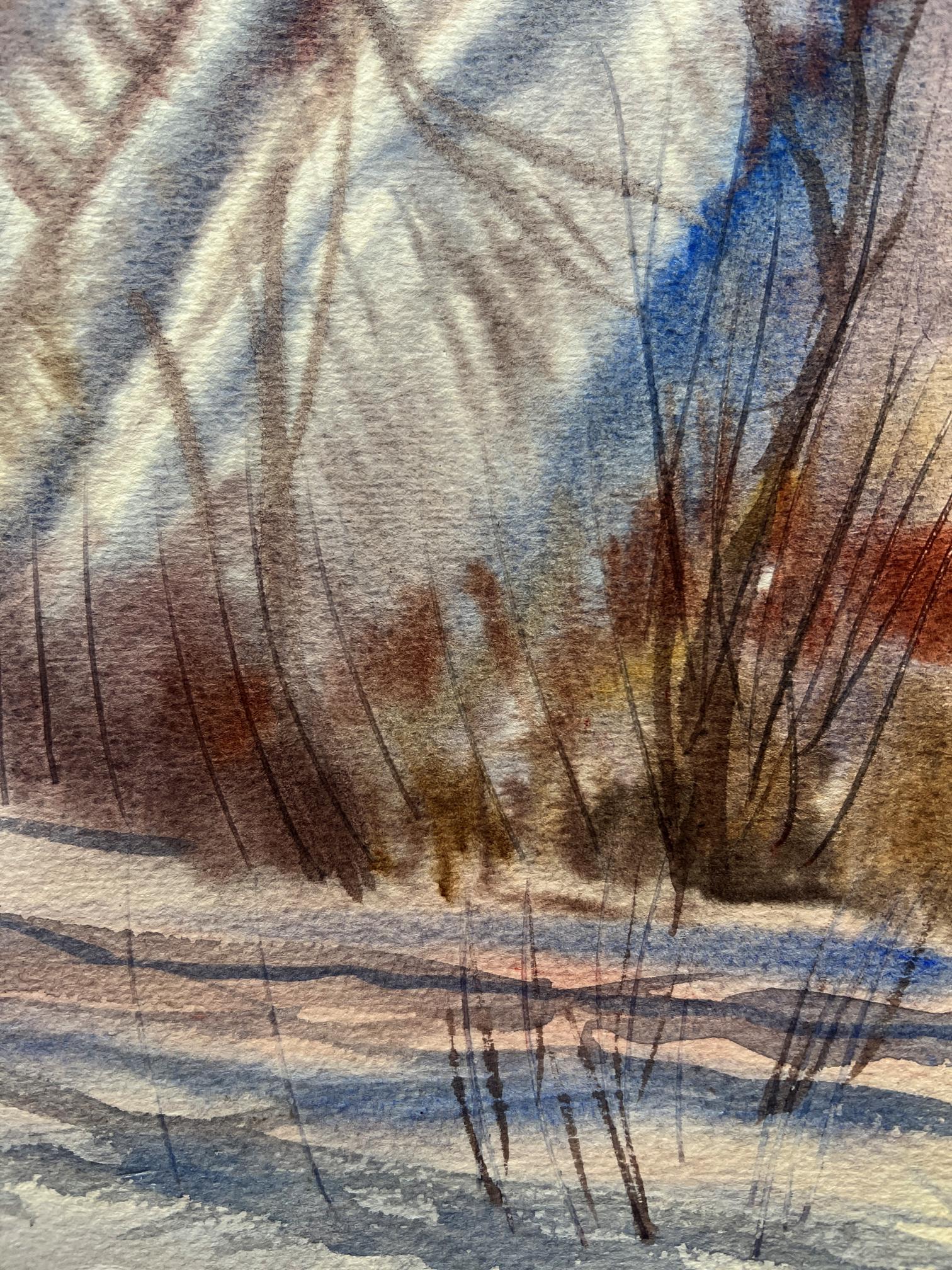 Winter Mountain Landscape