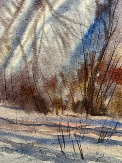 Winter Mountain Landscape