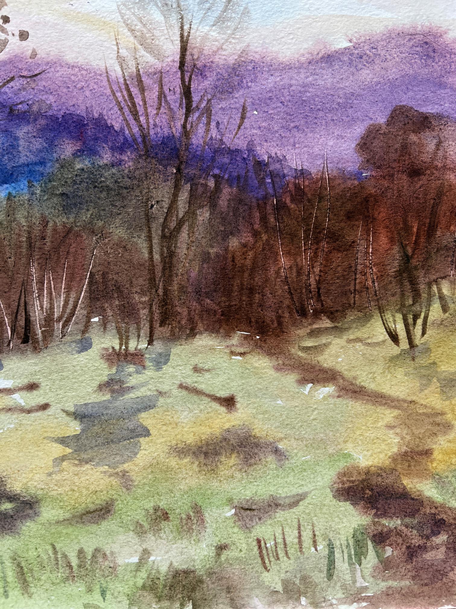 Gouache painting Landscape 