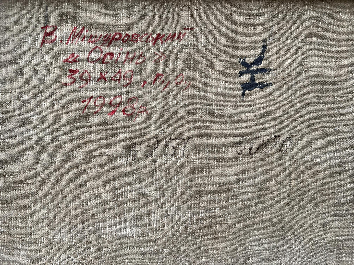 Backdrop of the painting 