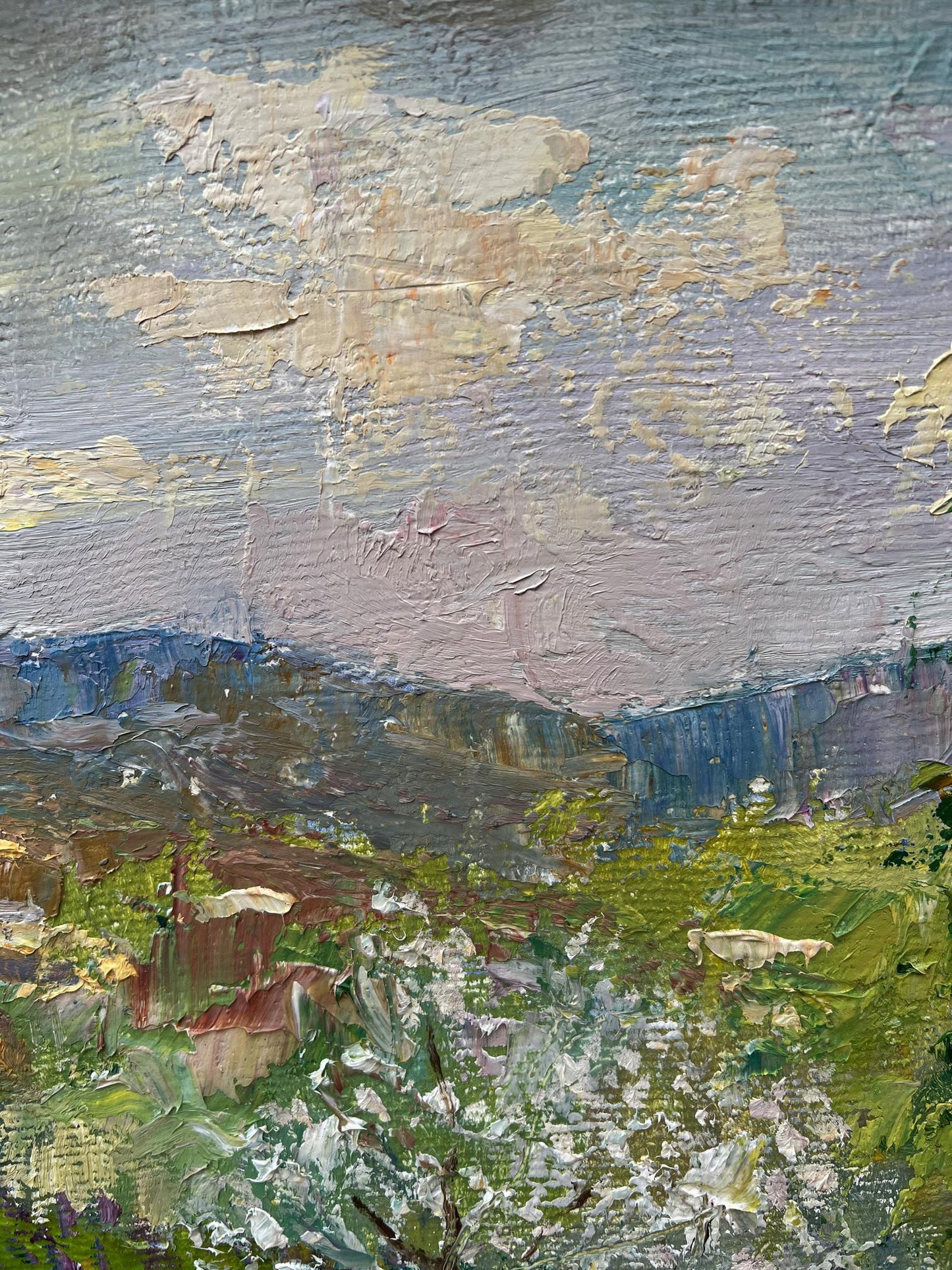 Oil painting Spring Nature Landscape
