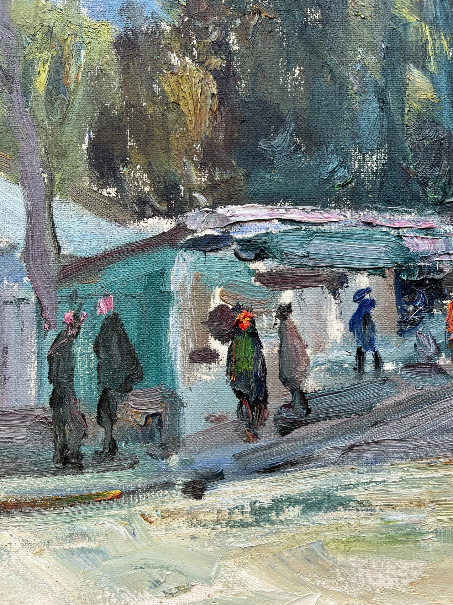 Oil painting Cityscape