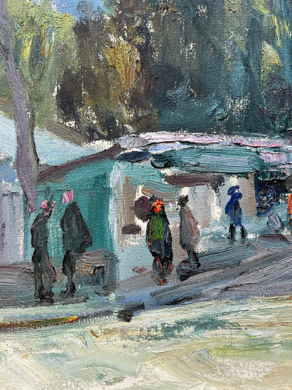 Oil painting Cityscape