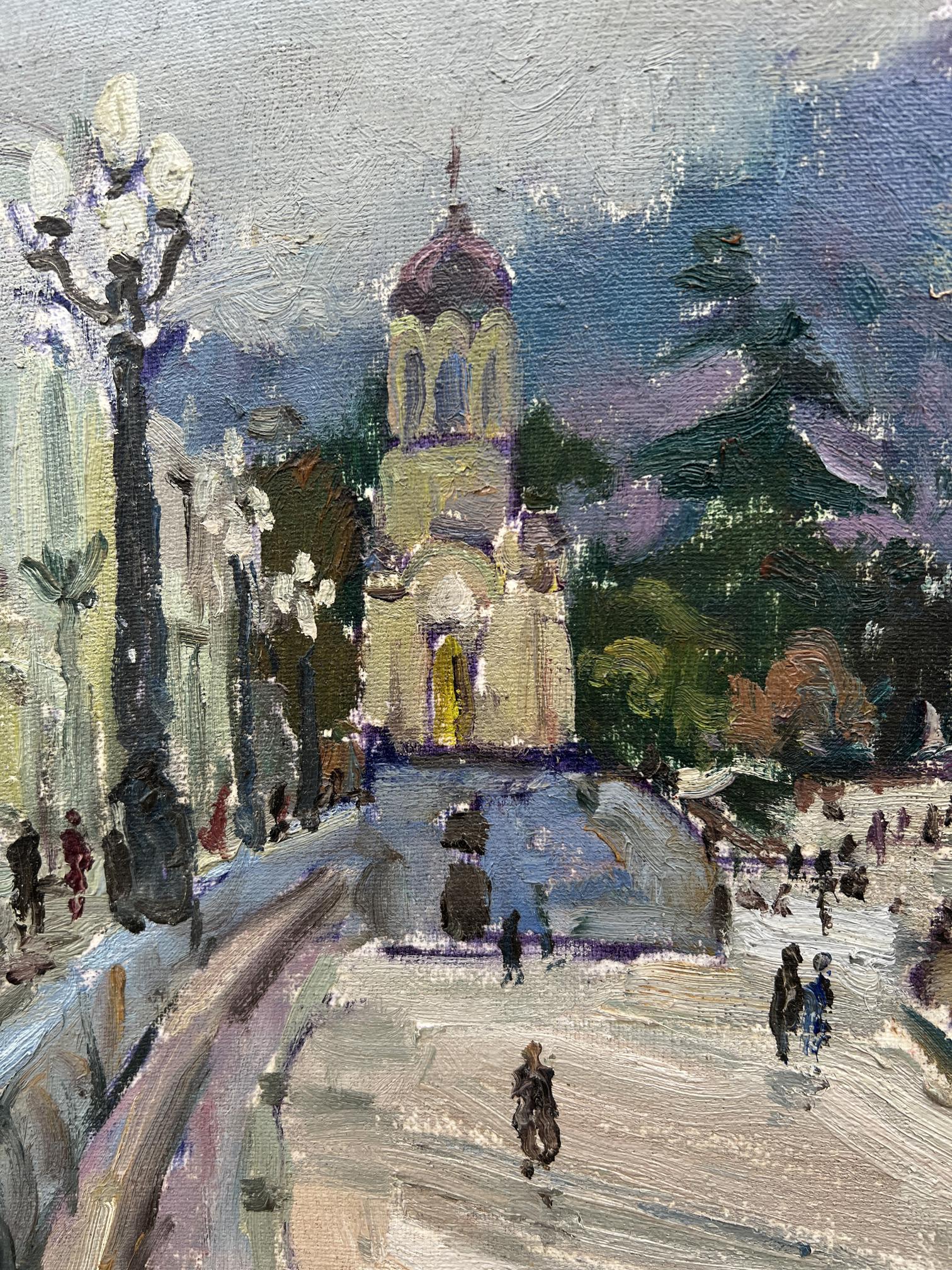 Oil painting Embankment 