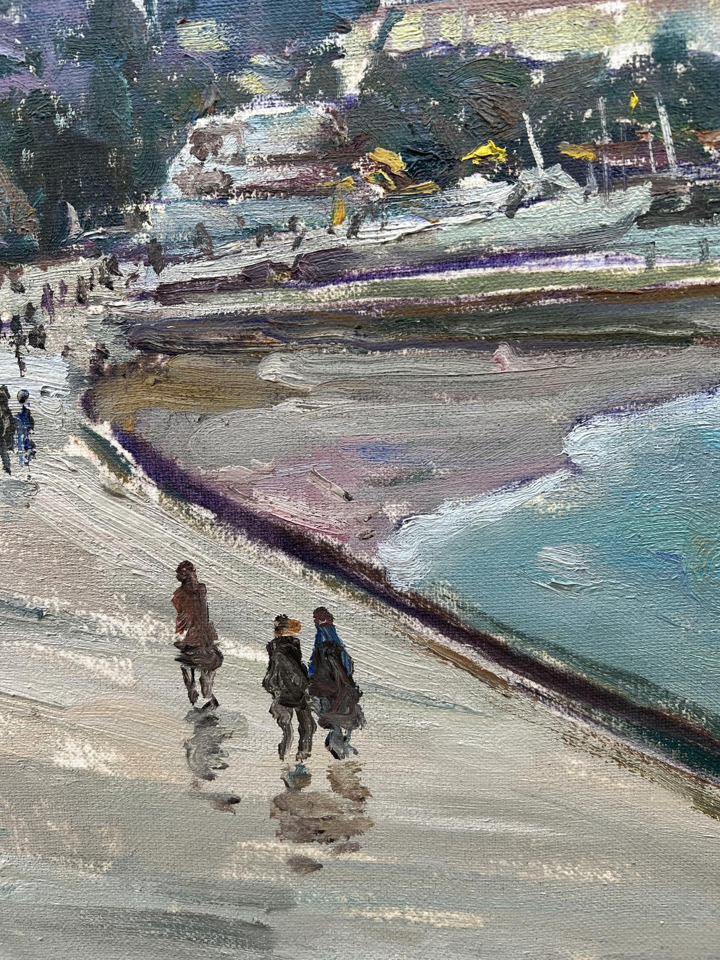 Oil painting Cityscape