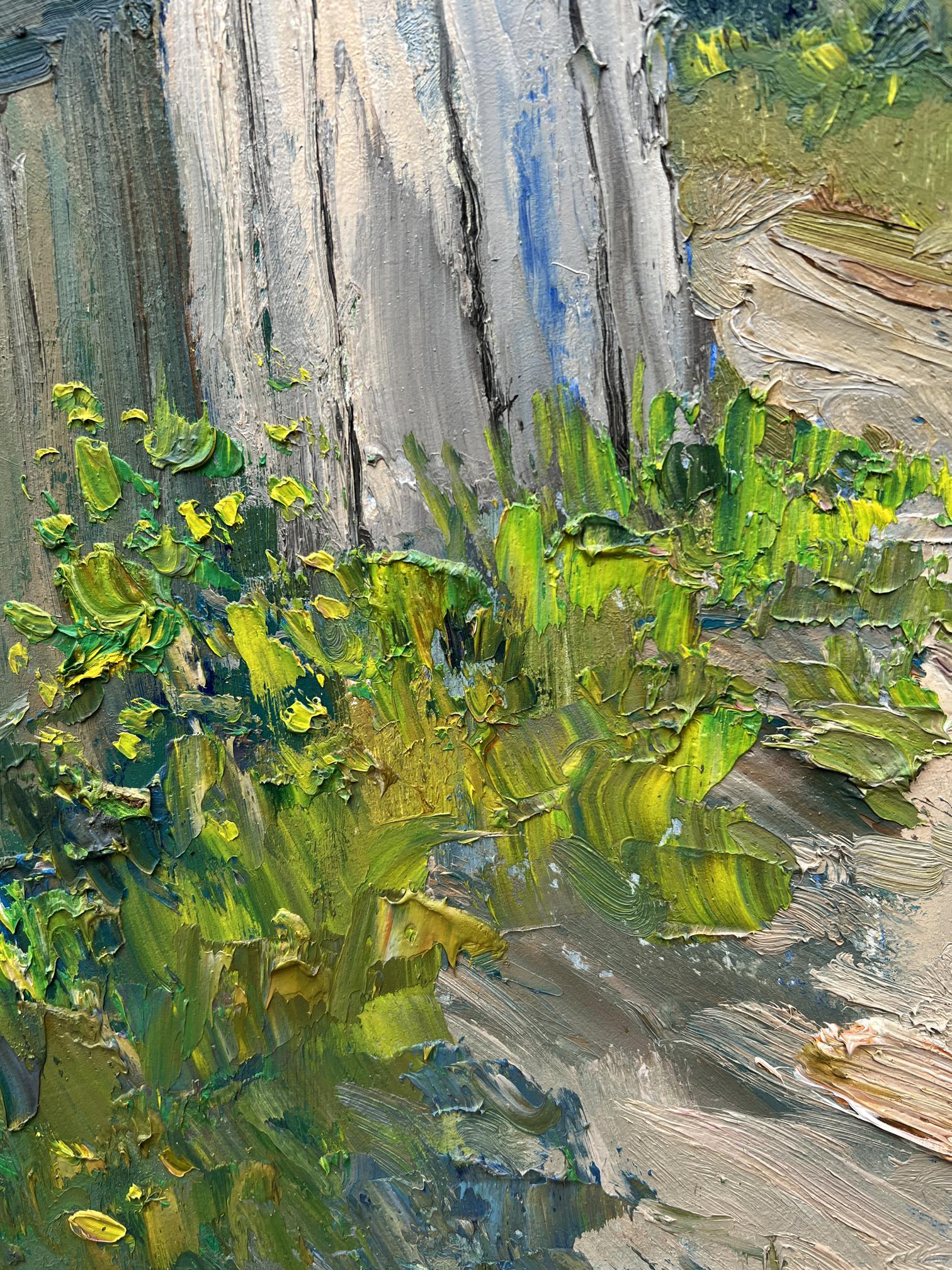 Village Spring landscape 