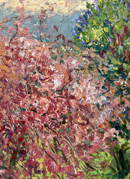 Oil painting Spring Nature Landscape 