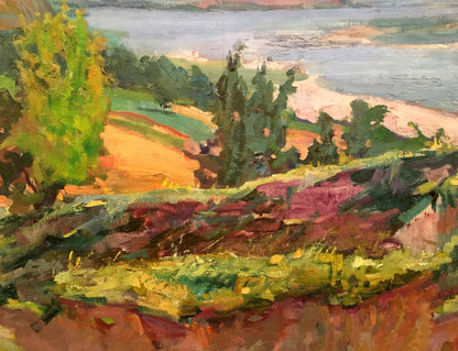 Vibrant impressionist oil painting by Glushchenko Nikolai Petrovich