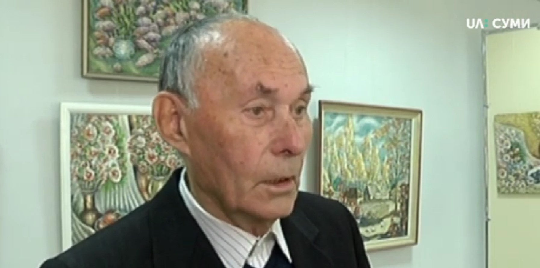 Load video: Before the author's birthday, over 30 paintings were displayed in an art salon. More about the exhibition can be found in the following material.Ivan Shapoval dedicated almost 70 years of his life to painting. He showcased over 30 of his works in the art salon, mainly featuring landscapes of Sumy region. He chose them based on the principle of "where brighter and more beautiful," aiming to infuse his creations with soul. He captured beautiful landscapes and painted large canvases in his studios.His landscape lyricism is more akin to the style of still life. His intriguing still life pieces truly impress.A person sees in their works what they convey, and the essence lies in their inner world. Ivan portrays his family like no one else, as he knows them like no one else. Artistic masterpieces are born from various moods, and we can enjoy them by looking at small grey studios with their completely different colors.The exhibition will run for months and can be visited throughout the week.Ilya Khrystenko, Sergiy Lazarenko.News on Sotsium, Sumy.