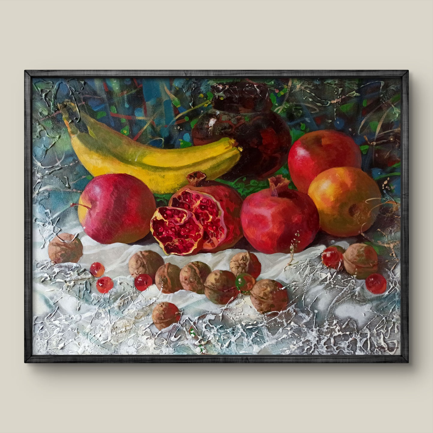 Abstract Orchard’s Trio oil painting by Anatoly Borisovich Tarabanov