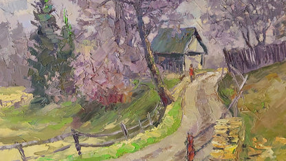 Oil painting The vicinity of Vorokhta Serdyuk Boris Petrovich