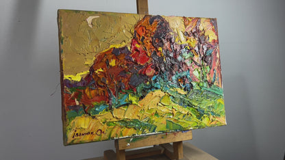 Oil painting On the hill Ivanyuk Alex