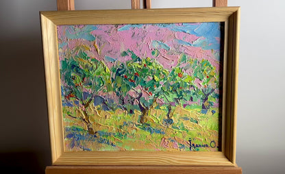 Oil painting Morning garden Alex Ivanyuk