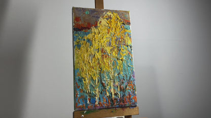 Oil painting Moonlight night Ivanyuk Alex