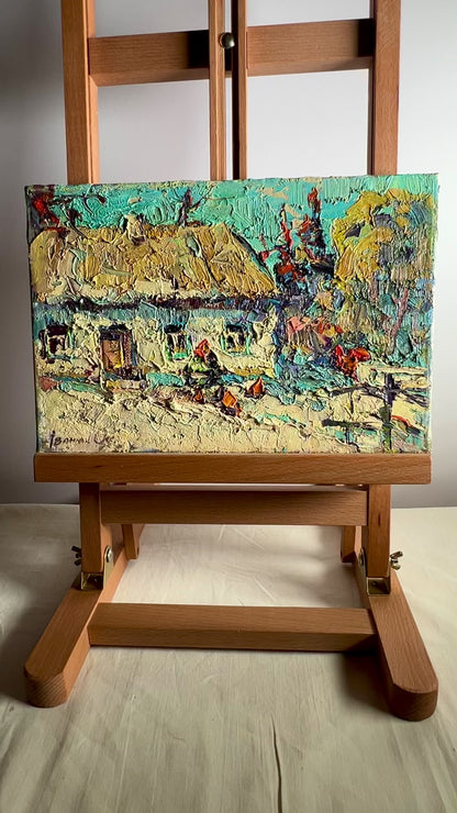 Oil painting Spring is coming soon Ivanyuk Oksana