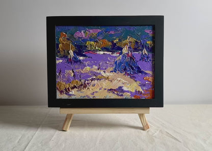 Oil painting Frosty day Oleksiy Ivanyuk