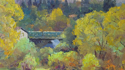 Oil painting In Slavsko Serdyuk Boris Petrovich
