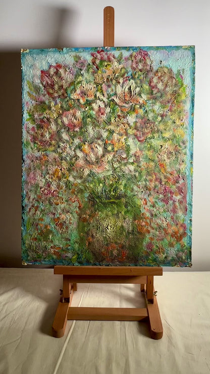 Oil painting Roses Shapoval Ivan Leontyevich