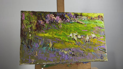 Oil painting Geese in spring Oksana Ivanyuk