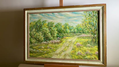 Oil painting Secrets of the Summer Forest Shapoval Ivan Leontyevich