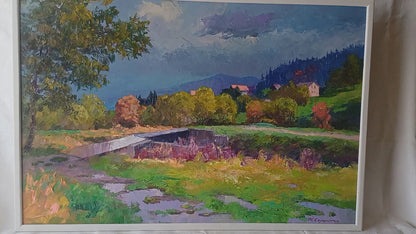 Oil painting After rain Boris Serdyuk