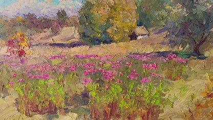 Oil painting Autumn flowers Serdyuk Boris Petrovich