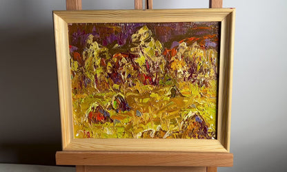 Oil painting After haymaking Ivanyuk Oleksiy