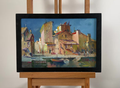 Oil painting Shadows of City Life Yuriy Suprunchuk