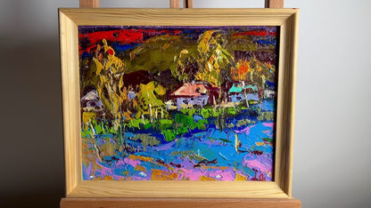 Oil painting Night has come Ivanyuk Oleksiy