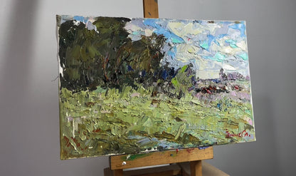 Oil painting It will be raining Ivanyuk Alex