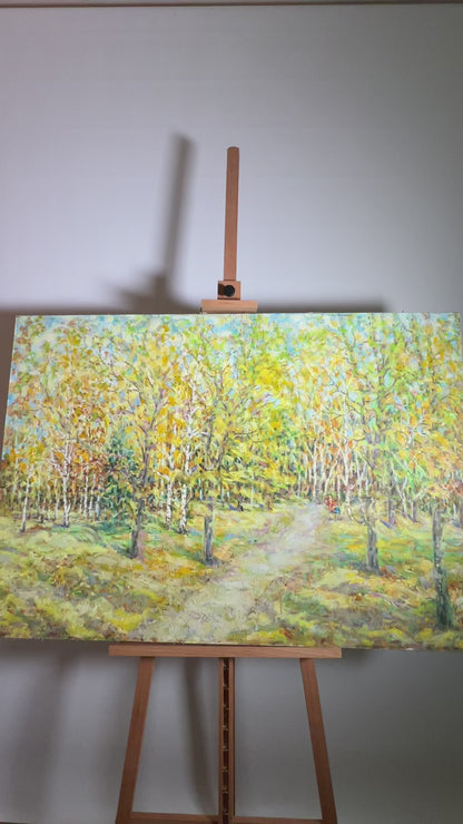 Oil painting Autumn in Sumy Oblast Shapoval Ivan Leontyevich