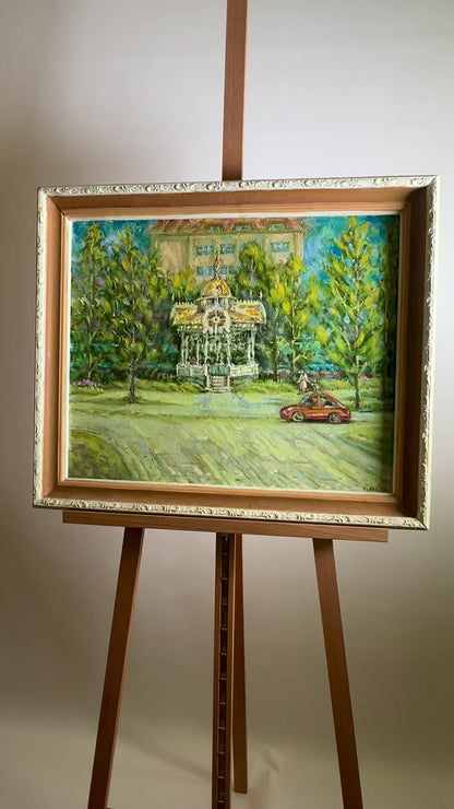 Oil painting Overlooking the museum Shapoval Ivan Leontyevich