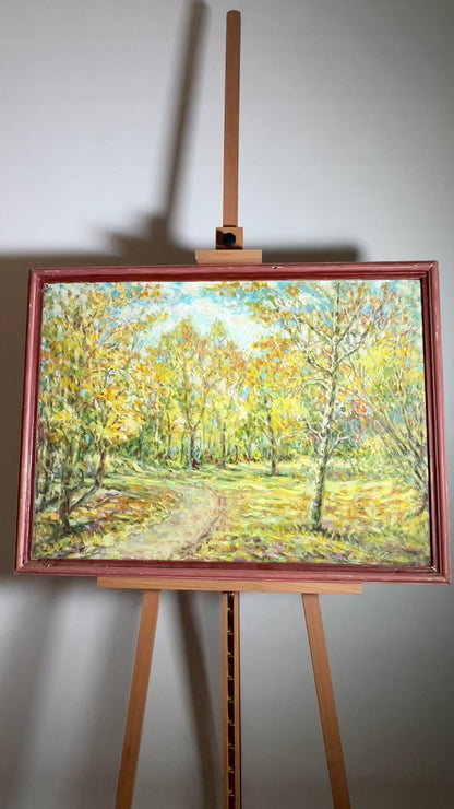 Oil painting The Golden Palette of the Forest Shapoval Ivan Leontyevich