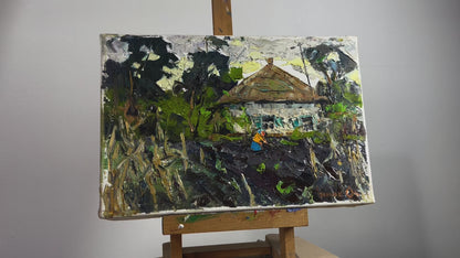 Oil painting autumn gardens Ivanyuk Оksаnа