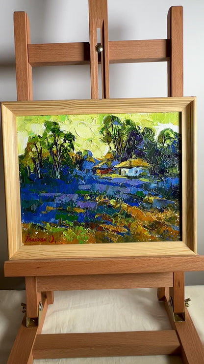 Oil painting A refreshing evening after the heat Alex Ivanyuk