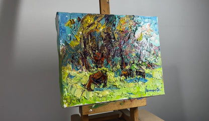 Oil painting early autumn Ivanyuk Alex