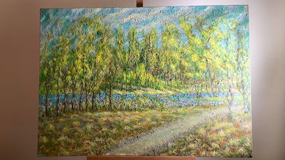Oil painting The landscape of Sumy region Shapoval Ivan Leontyevich